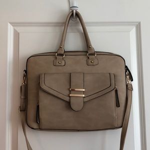 Taupe Laptop Bag